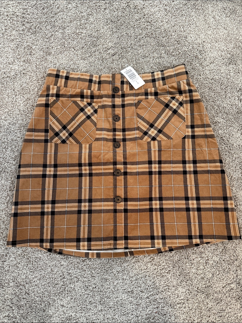 torrid Mini Corduroy Button-Front Skirt